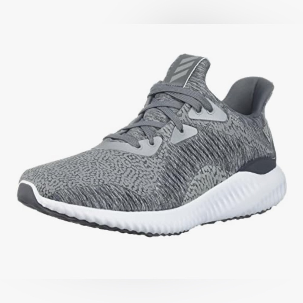Men’s Gray Adidas Alphabounce Hpc Running Shoe, Size 10.5